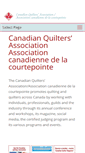 Mobile Screenshot of canadianquilter.com
